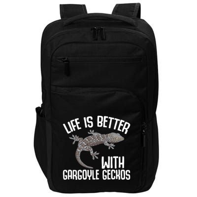 Gargoyle Gecko Owner Lizard Keeping Reptile Keeper Cool Gift Impact Tech Backpack