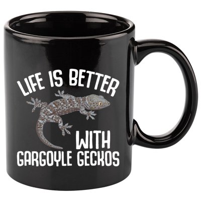 Gargoyle Gecko Owner Lizard Keeping Reptile Keeper Cool Gift 11oz C Handle Ceramic Mug