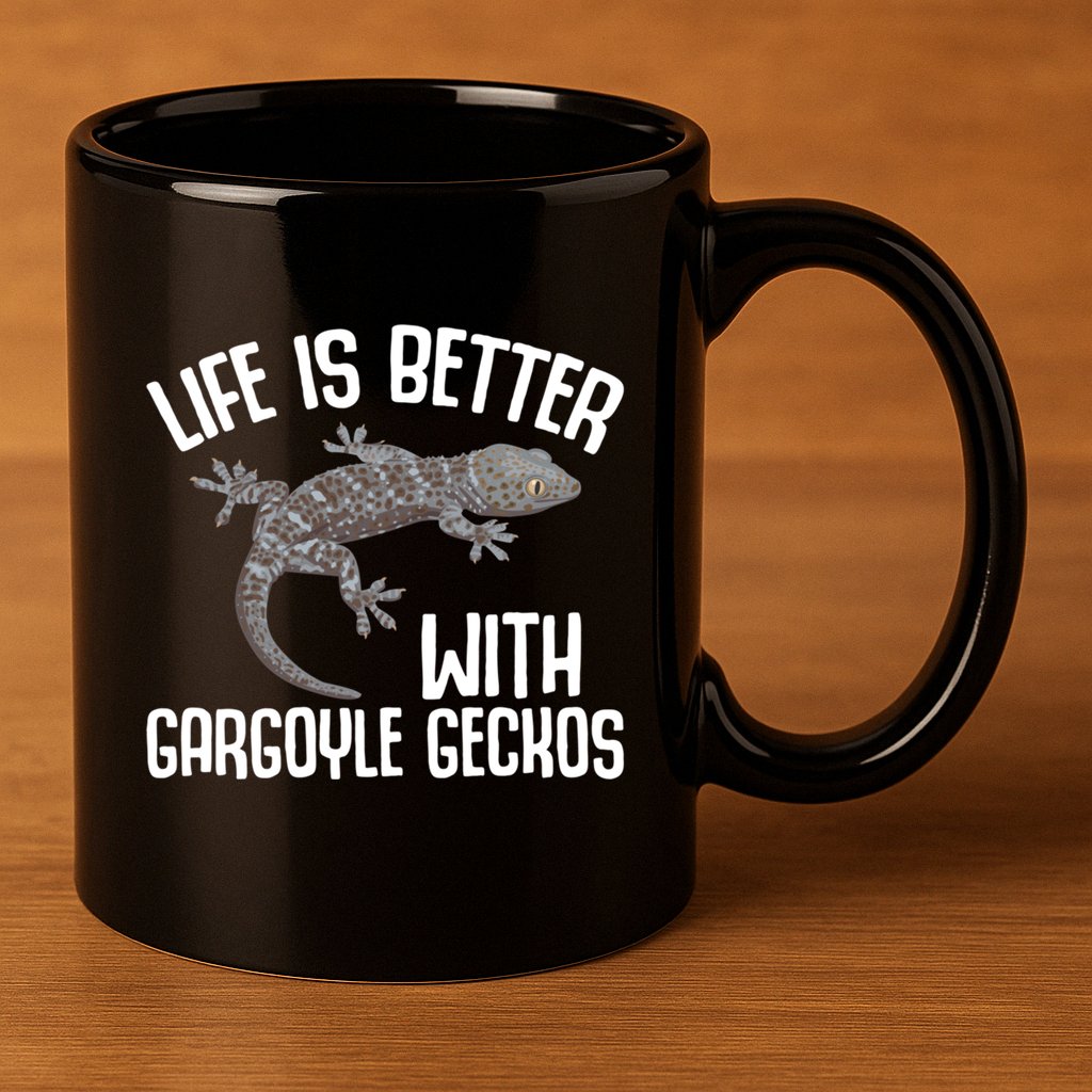 Gargoyle Gecko Owner Lizard Keeping Reptile Keeper Cool Gift 11oz C Handle Ceramic Mug