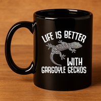 Gargoyle Gecko Owner Lizard Keeping Reptile Keeper Cool Gift 11oz C Handle Ceramic Mug