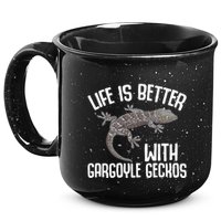 Gargoyle Gecko Owner Lizard Keeping Reptile Keeper Cool Gift 15oz Campfire Ceramic Mug