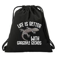 Gargoyle Gecko Owner Lizard Keeping Reptile Keeper Cool Gift Drawstring Bag