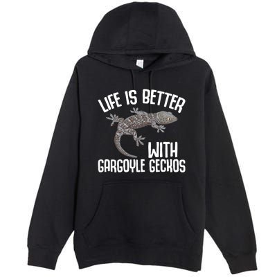 Gargoyle Gecko Owner Lizard Keeping Reptile Keeper Cool Gift Premium Pullover Hoodie