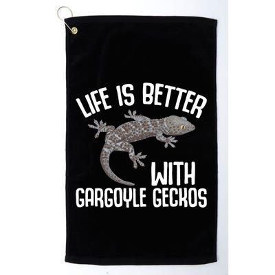 Gargoyle Gecko Owner Lizard Keeping Reptile Keeper Cool Gift Golf Towel