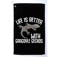 Gargoyle Gecko Owner Lizard Keeping Reptile Keeper Cool Gift Golf Towel