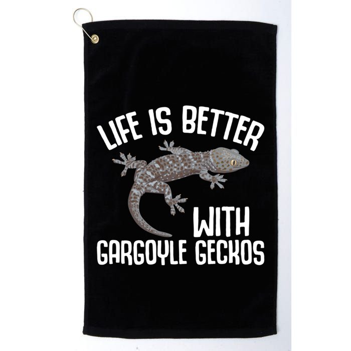 Gargoyle Gecko Owner Lizard Keeping Reptile Keeper Cool Gift Golf Towel