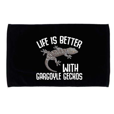 Gargoyle Gecko Owner Lizard Keeping Reptile Keeper Cool Gift Microfiber Hand Towel