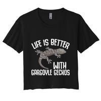 Gargoyle Gecko Owner Lizard Keeping Reptile Keeper Cool Gift Crop Top
