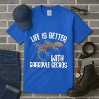 Gargoyle Gecko Owner Lizard Keeping Reptile Keeper Cool Gift Tall T-Shirt