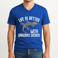 Gargoyle Gecko Owner Lizard Keeping Reptile Keeper Cool Gift V-Neck T-Shirt