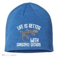 Gargoyle Gecko Owner Lizard Keeping Reptile Keeper Cool Gift Sustainable Beanie