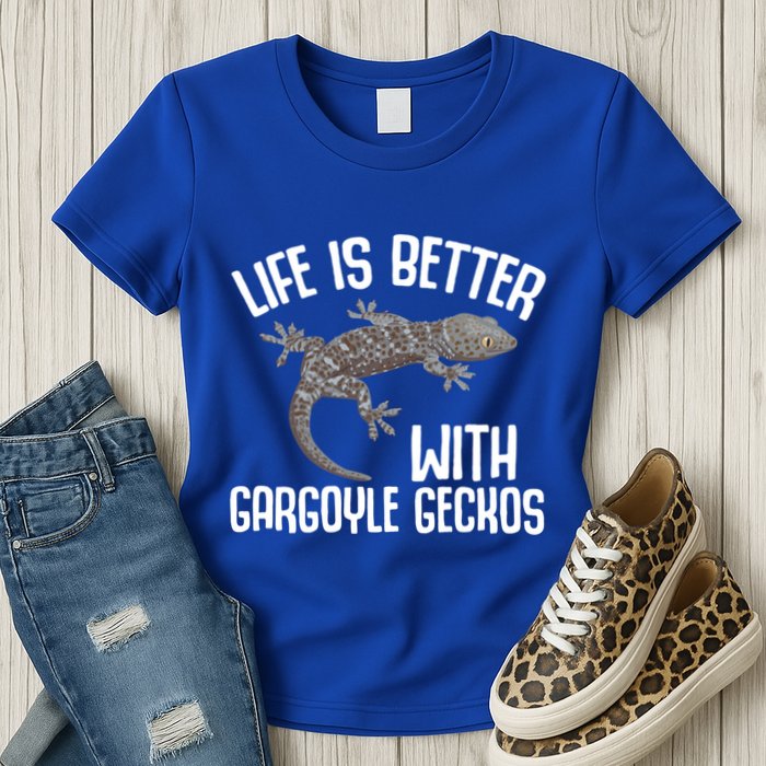 Gargoyle Gecko Owner Lizard Keeping Reptile Keeper Cool Gift Womens T-Shirt