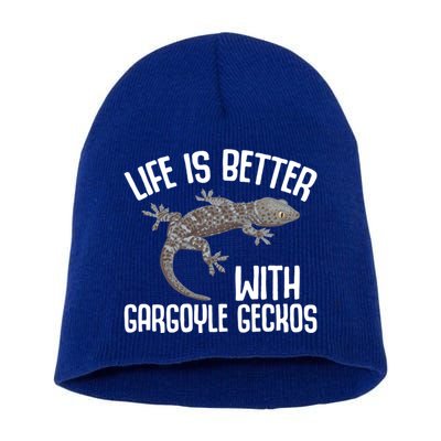 Gargoyle Gecko Owner Lizard Keeping Reptile Keeper Cool Gift Short Acrylic Beanie