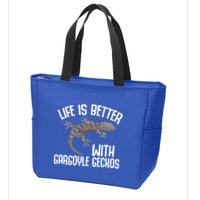 Gargoyle Gecko Owner Lizard Keeping Reptile Keeper Cool Gift Zip Tote Bag