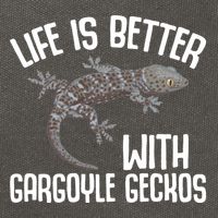 Gargoyle Gecko Owner Lizard Keeping Reptile Keeper Cool Gift Cotton Canvas Backpack