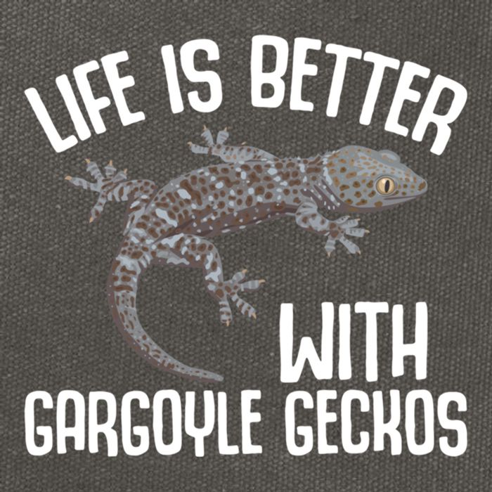 Gargoyle Gecko Owner Lizard Keeping Reptile Keeper Cool Gift Cotton Canvas Backpack