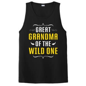 Great Grandma Of The Wild One Great Grandma Of Wild One Cool Gift PosiCharge Competitor Tank