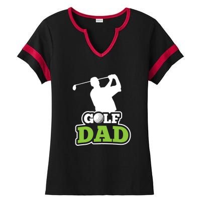 Golf Golf Player Golf Dad Golf Lover Birthday Gift For Dad Father's Day Ladies Halftime Notch Neck Tee