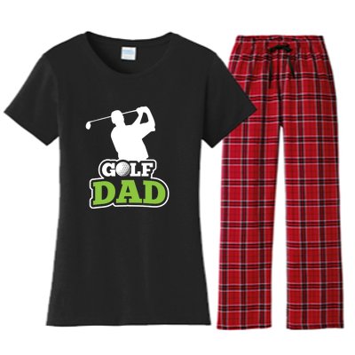 Golf Golf Player Golf Dad Golf Lover Birthday Gift For Dad Father's Day Women's Flannel Pajama Set