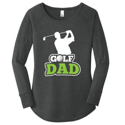 Golf Golf Player Golf Dad Golf Lover Birthday Gift For Dad Father's Day Women's Perfect Tri Tunic Long Sleeve Shirt