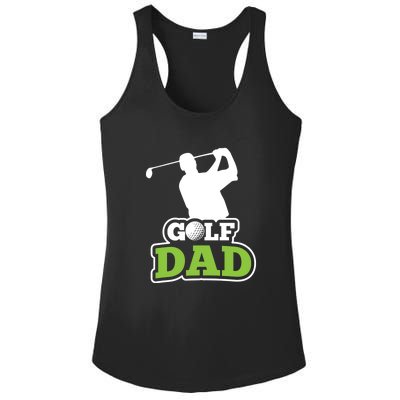 Golf Golf Player Golf Dad Golf Lover Birthday Gift For Dad Father's Day Ladies PosiCharge Competitor Racerback Tank