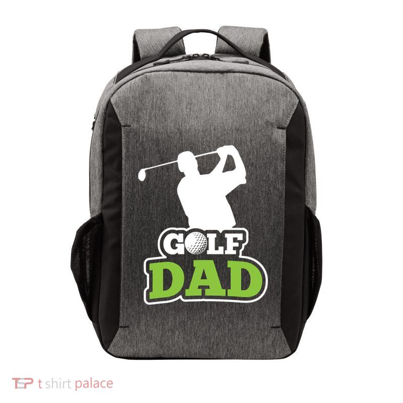 Golf Golf Player Golf Dad Golf Lover Birthday Gift For Dad Father's Day Vector Backpack
