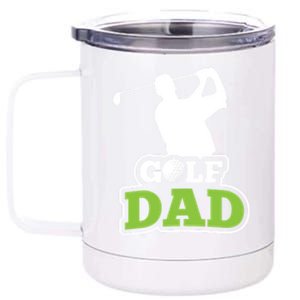 Golf Golf Player Golf Dad Golf Lover Birthday Gift For Dad Father's Day 12 oz Stainless Steel Tumbler Cup