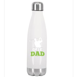 Golf Golf Player Golf Dad Golf Lover Birthday Gift For Dad Father's Day Stainless Steel Insulated Water Bottle