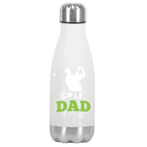 Golf Golf Player Golf Dad Golf Lover Birthday Gift For Dad Father's Day Stainless Steel Insulated Water Bottle