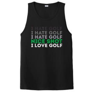 Golfer Golfing Player Funny Golf Club Tournament Lover PosiCharge Competitor Tank