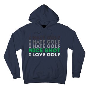 Golfer Golfing Player Funny Golf Club Tournament Lover Hoodie