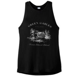 Green Gables Prince Edward Island Est 1908 Book Lover Ladies PosiCharge Tri-Blend Wicking Tank