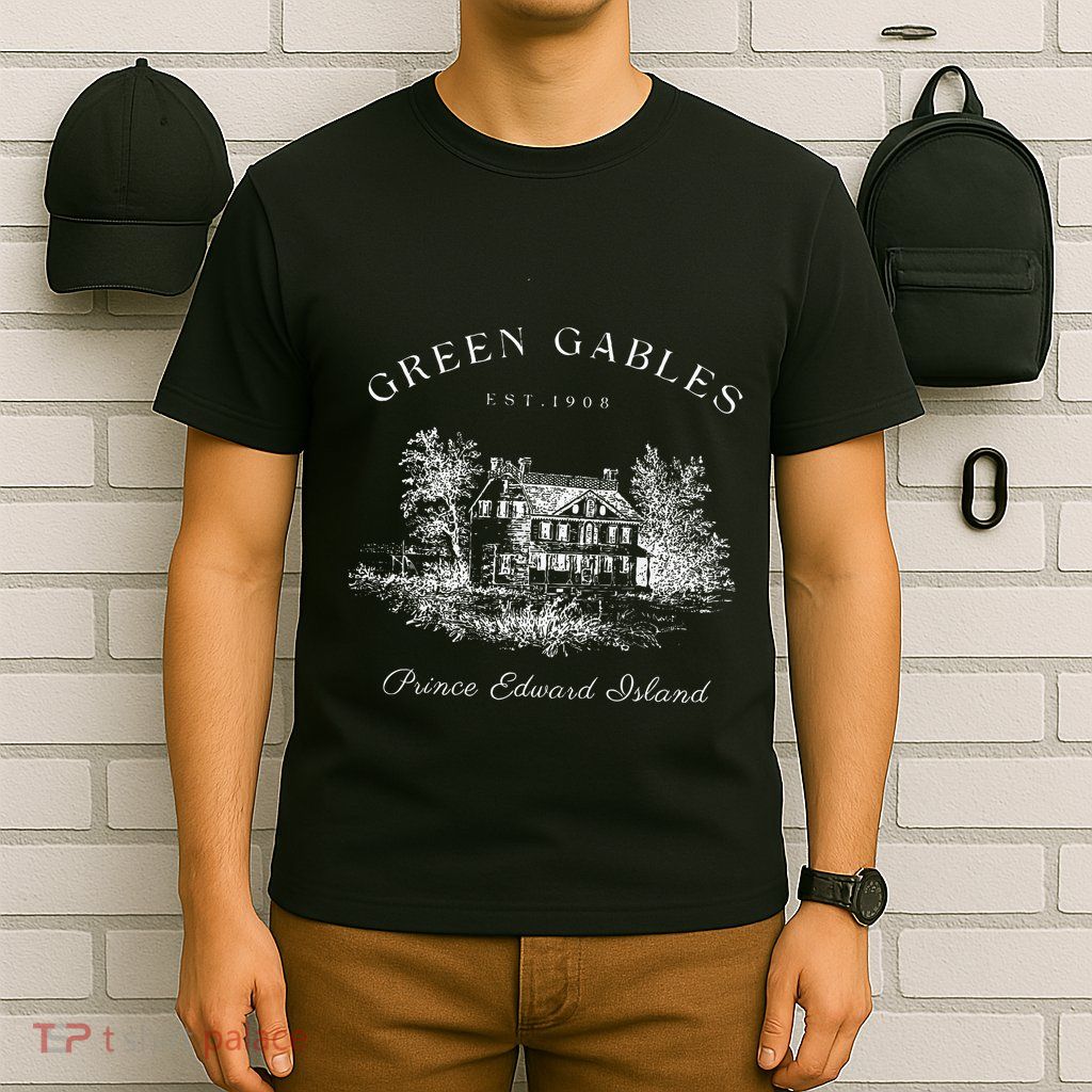 Green Gables Prince Edward Island Est 1908 Book Lover T-Shirt