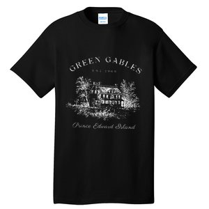 Green Gables Prince Edward Island Est 1908 Book Lover Tall T-Shirt