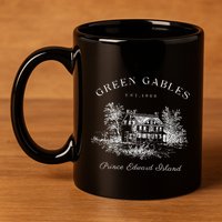 Green Gables Prince Edward Island Est 1908 Book Lover 11oz C Handle Ceramic Mug