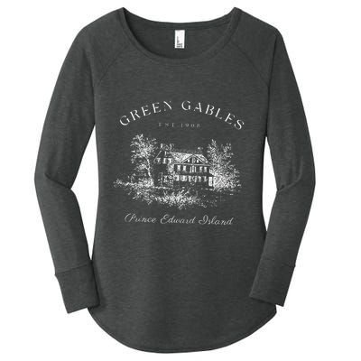 Green Gables Prince Edward Island Est 1908 Book Lover Women's Perfect Tri Tunic Long Sleeve Shirt