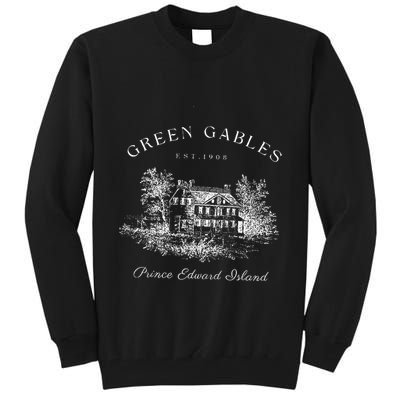 Green Gables Prince Edward Island Est 1908 Book Lover Tall Sweatshirt
