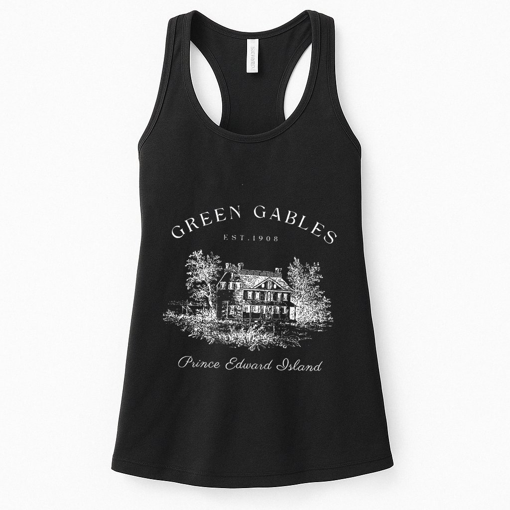 Green Gables Prince Edward Island Est 1908 Book Lover Womens Tank Top