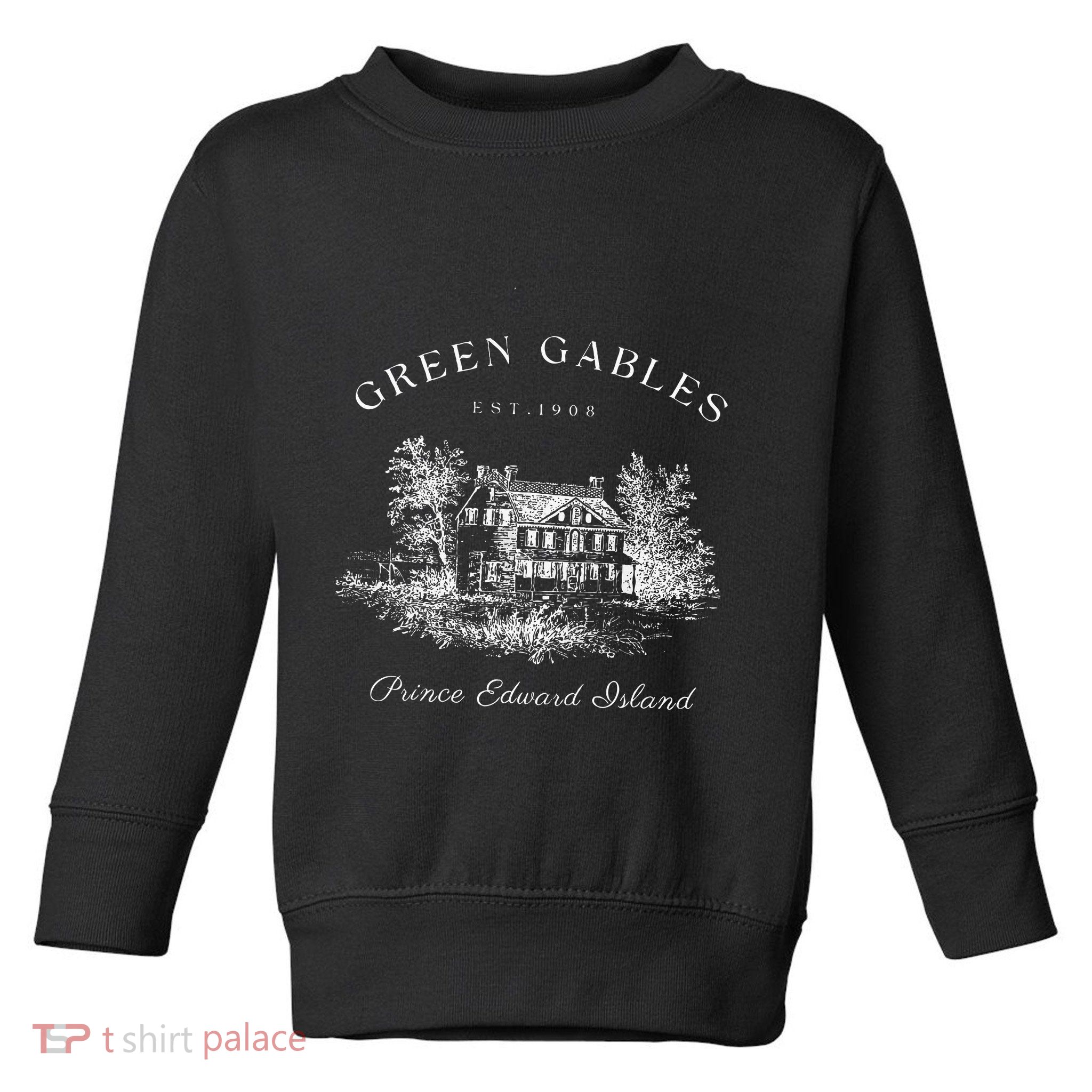 Green Gables Prince Edward Island Est 1908 Book Lover Toddler Sweatshirt