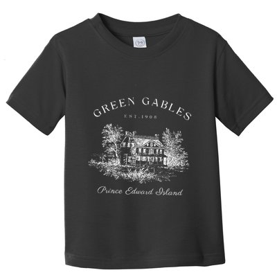 Green Gables Prince Edward Island Est 1908 Book Lover Toddler T-Shirt