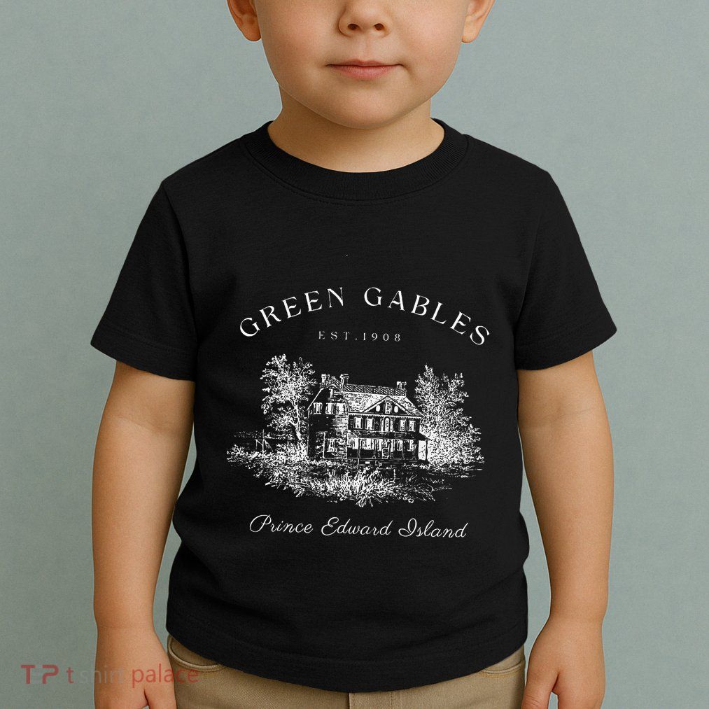 Green Gables Prince Edward Island Est 1908 Book Lover Toddler T-Shirt