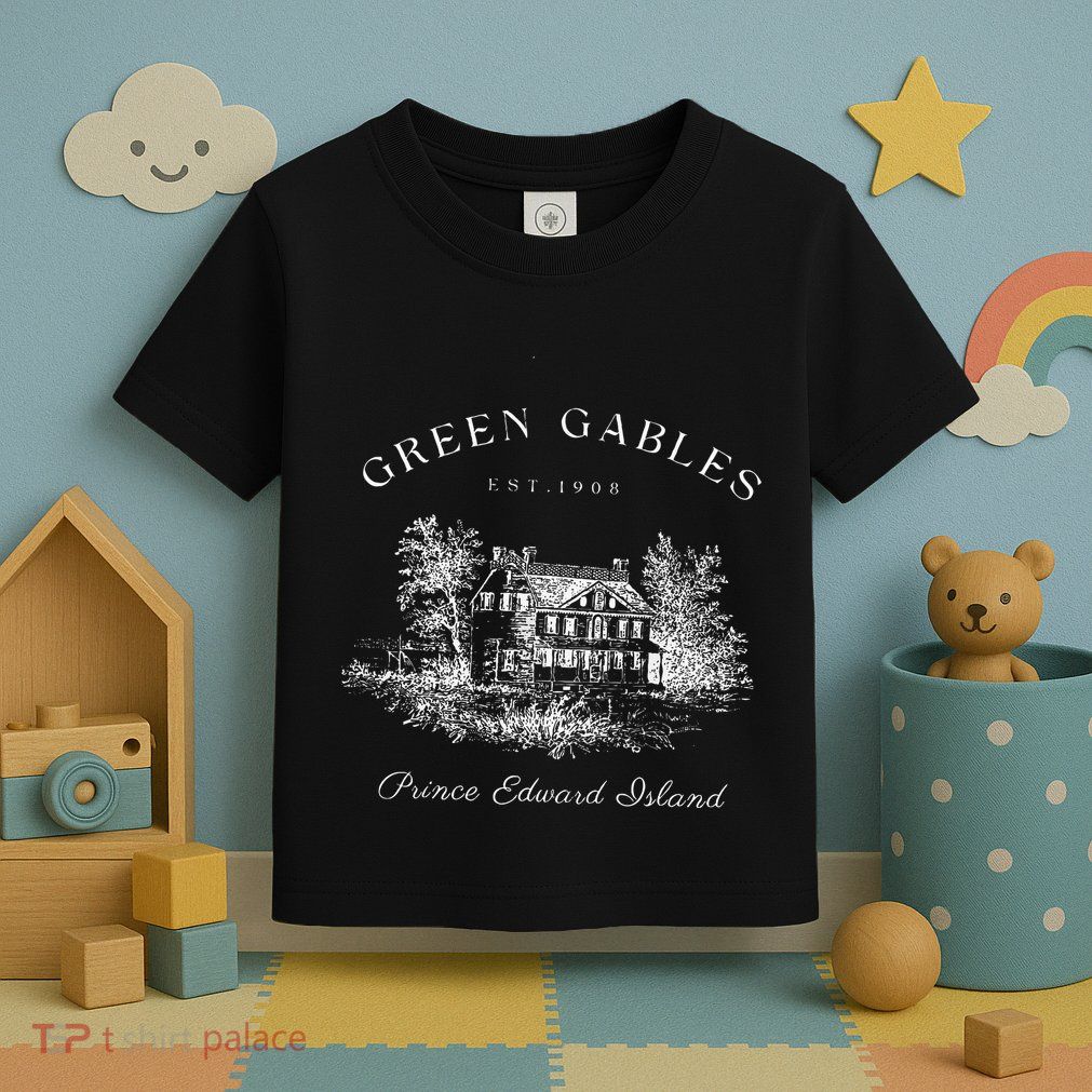 Green Gables Prince Edward Island Est 1908 Book Lover Toddler T-Shirt