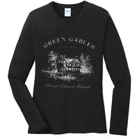 Green Gables Prince Edward Island Est 1908 Book Lover Ladies Long Sleeve Shirt