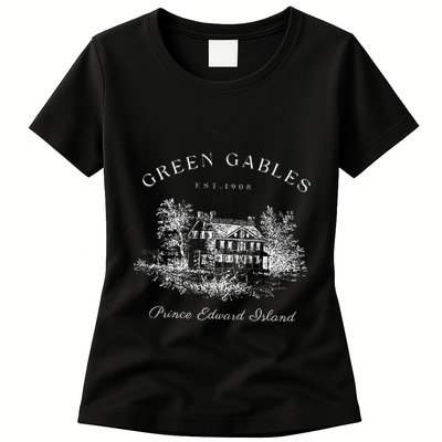 Green Gables Prince Edward Island Est 1908 Book Lover Womens T-Shirt