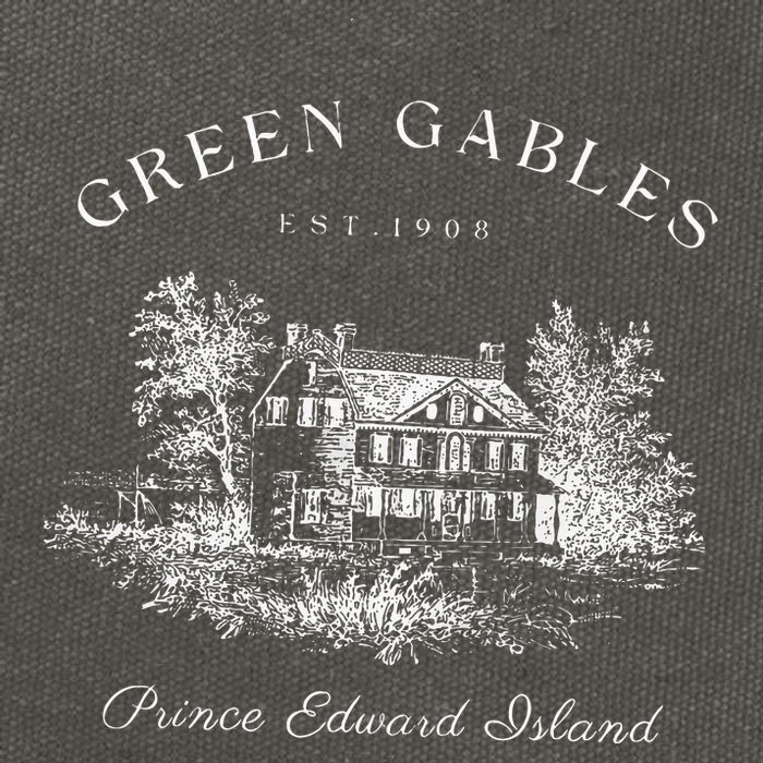 Green Gables Prince Edward Island Est 1908 Book Lover Cotton Canvas Backpack