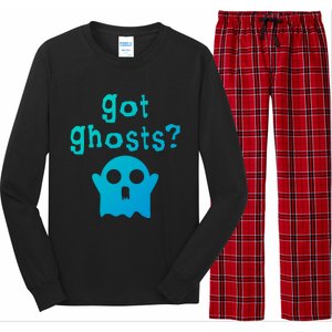 Got Ghosts Paranormal Gift Long Sleeve Pajama Set