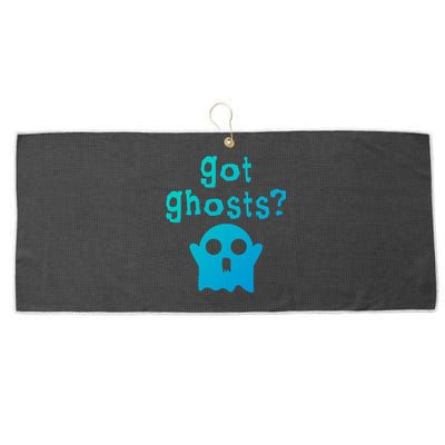 Got Ghosts Paranormal Gift Large Microfiber Waffle Golf Towel