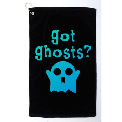 Got Ghosts Paranormal Gift Platinum Collection Golf Towel