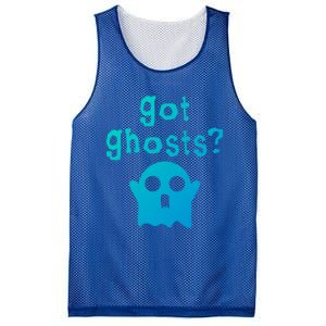 Got Ghosts Paranormal Gift Mesh Reversible Basketball Jersey Tank