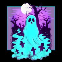 Ghost Graveyard Pastel Goth Cute Spooky Halloween Aesthetic Baby Bodysuit